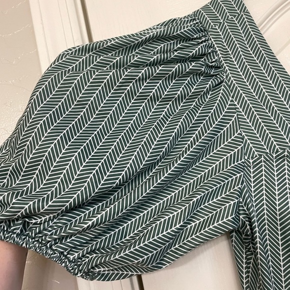 NWOT Green Tiered Sundress - Picture 7 of 8